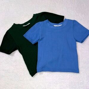 HIPPIE ROSE. cropped tee shirts! TWO!